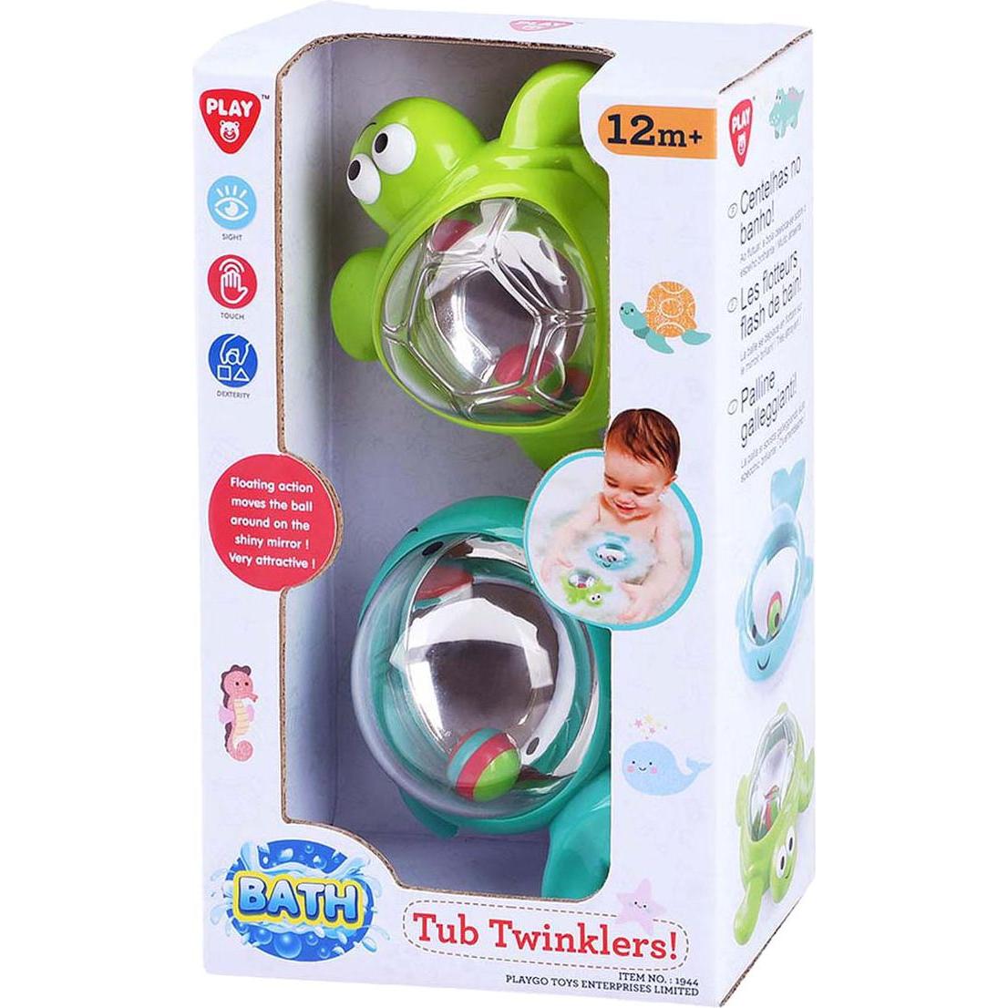 Play Tub Twinklers – Wal und Schildkröte, 2 Stück.