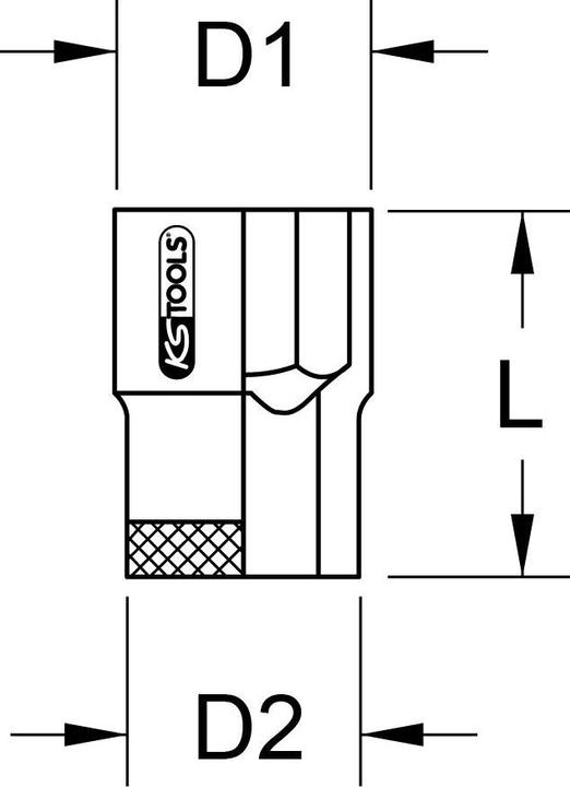 Image du produit KS Tools BRONZEplus Douille 3/4 (50 mm)