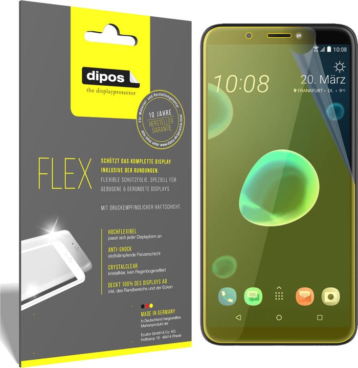 Actual product image Dipos Screen Protector Full-Cover 3D (3 pcs., HTC Desire 12+)