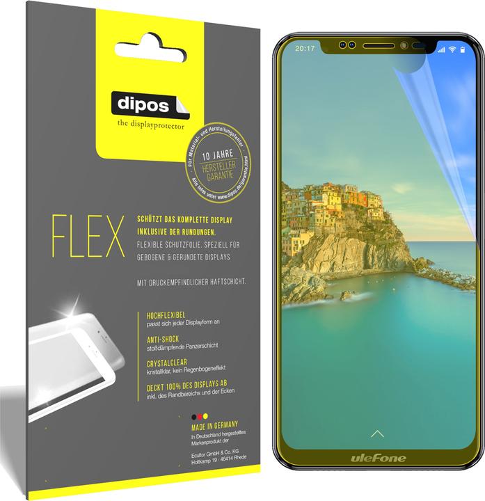 Dipos 6x Pellicole Protettive Per VKWORLD S8 - Cristallo HD, Made In Germany, Taglio Laser (Solo Anteriore)