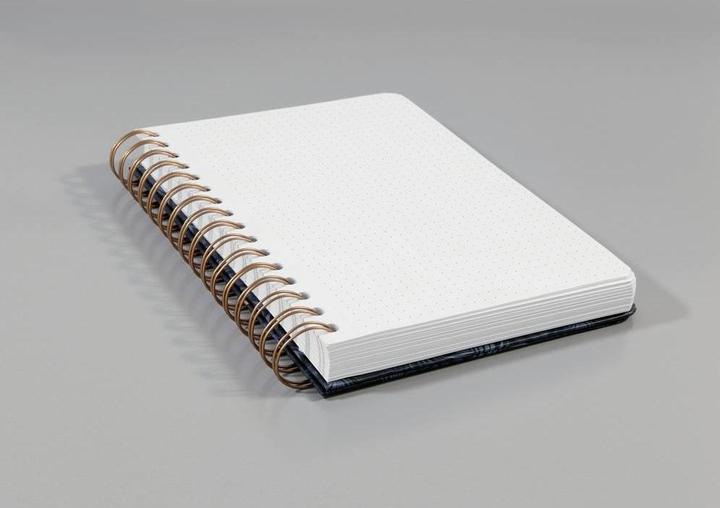 Actual product image Jolie Spiral notebook (A5, Checked, Hardcover)