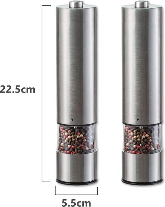 Actual product image Hermex Electric Pepper Mill (Various spices)