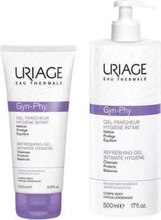 Image du produit Uriage Gel rafraîchissant pour l'hygiène intime Gyn-Phy 500ml (500 ml, Gel intime)