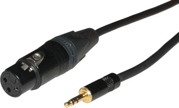 Produktbild Contrik XLR f auf Mini Plug 3-polig (0.50 m, 3.5mm Klinke (AUX), XLR)