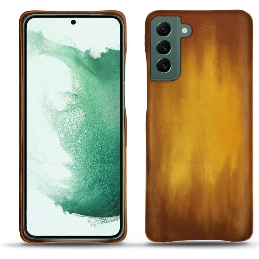Noreve Lederschutzhülle (Samsung Galaxy S22+ 5G), Smartphone Hülle, Gold