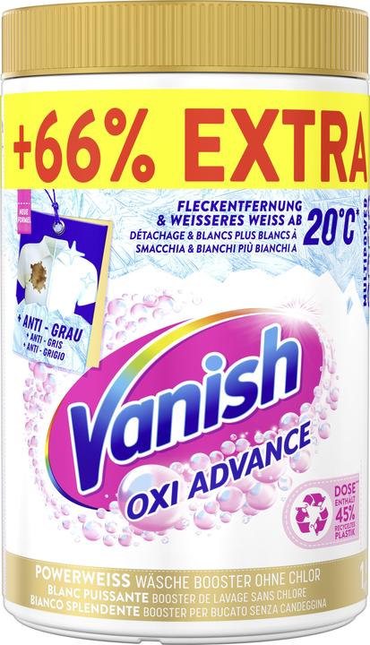 Vanish Oro Oxi Advance (50 Cicli di lavaggio, Detersivo in polvere)