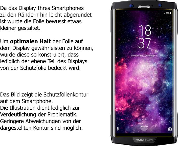 Produktbild Dipos Displayschutzfolie Antireflex (6 Stück, Homtom HT70)