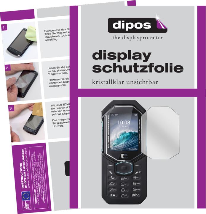 Produktbild Dipos Displayschutzfolie Crystalclear (2 Stk., Crosscall Shark-X3)