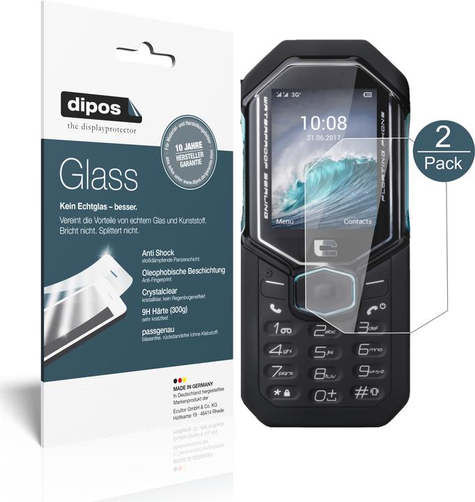 Produktbild Dipos Displayschutz Anti-Shock (2 Stück, Crosscall Shark-X3)