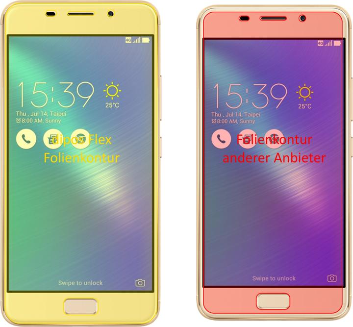 Actual product image Dipos Screen Protector Full-Cover 3D (3 pcs., Asus Zenfone 3S Max)