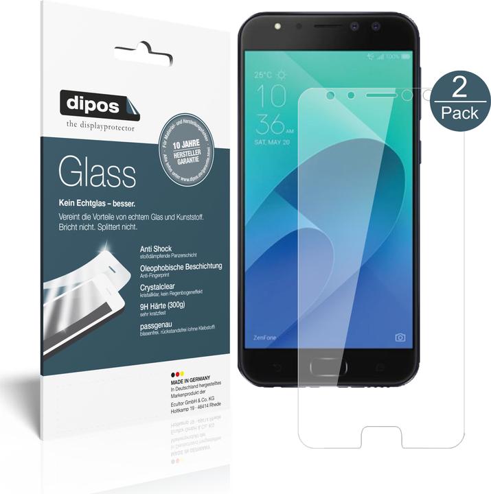Produktbild Dipos Displayschutz Anti-Shock (2 Stück, Asus Zenfone 4 Selfie Pro)