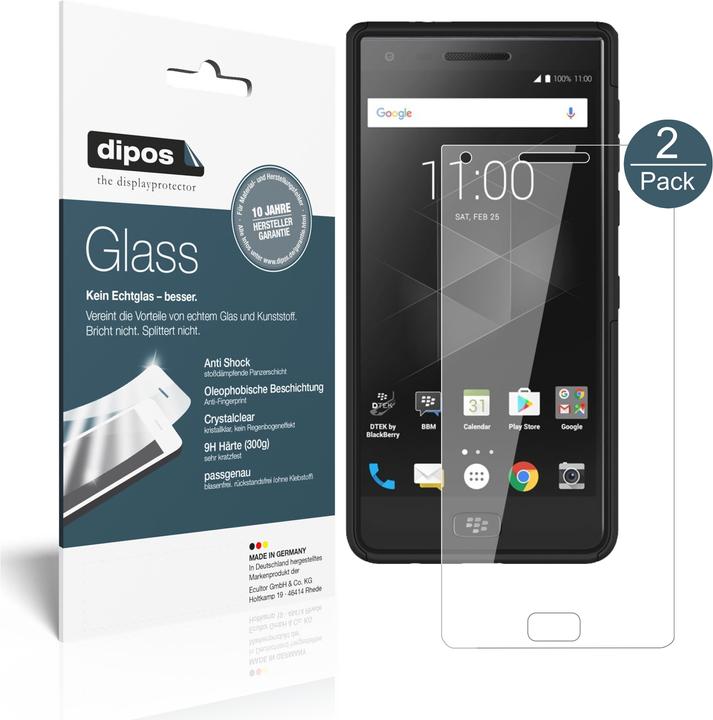 Produktbild Dipos Displayschutz Anti-Shock (2 Stück, Blackberry Motion)