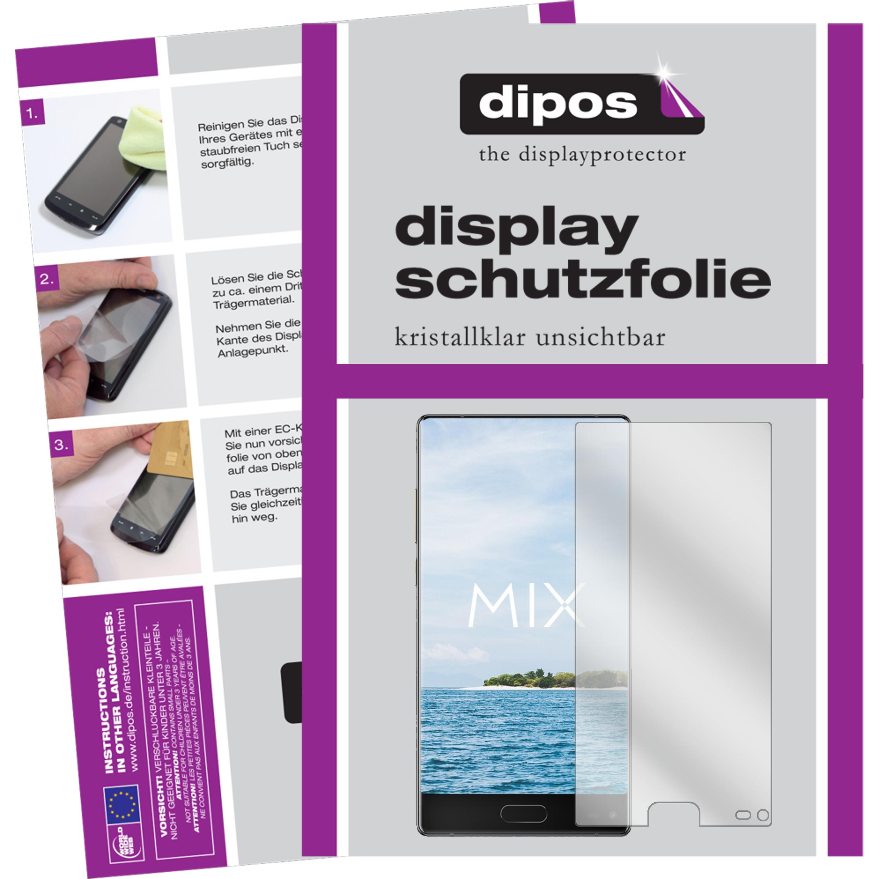 Dipos Displayschutzfolie Crystalclear (6 Stück, Ulefone Mix), Smartphone Schutzfolie, Transparent