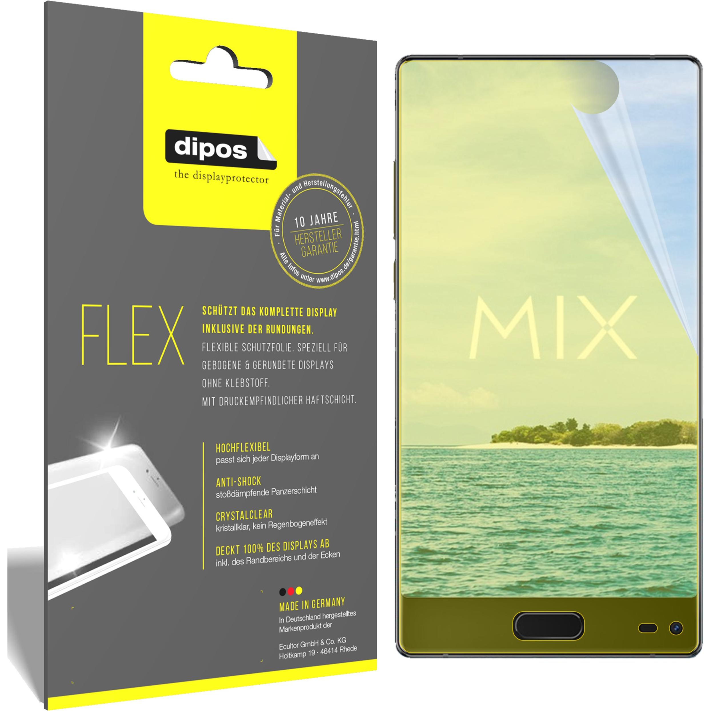 Dipos Displayschutzfolie Full-Cover 3D (3 Stück, Ulefone Mix), Smartphone Schutzfolie, Transparent