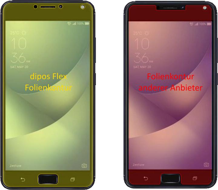 Produktbild Dipos Displayschutzfolie Full-Cover 3D (3 Stk., Asus Zenfone 4)