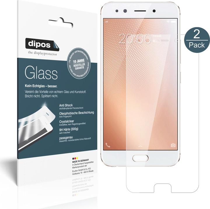 Dipos Displayschutz Anti-Shock (1 Stück, Vivo X9s)