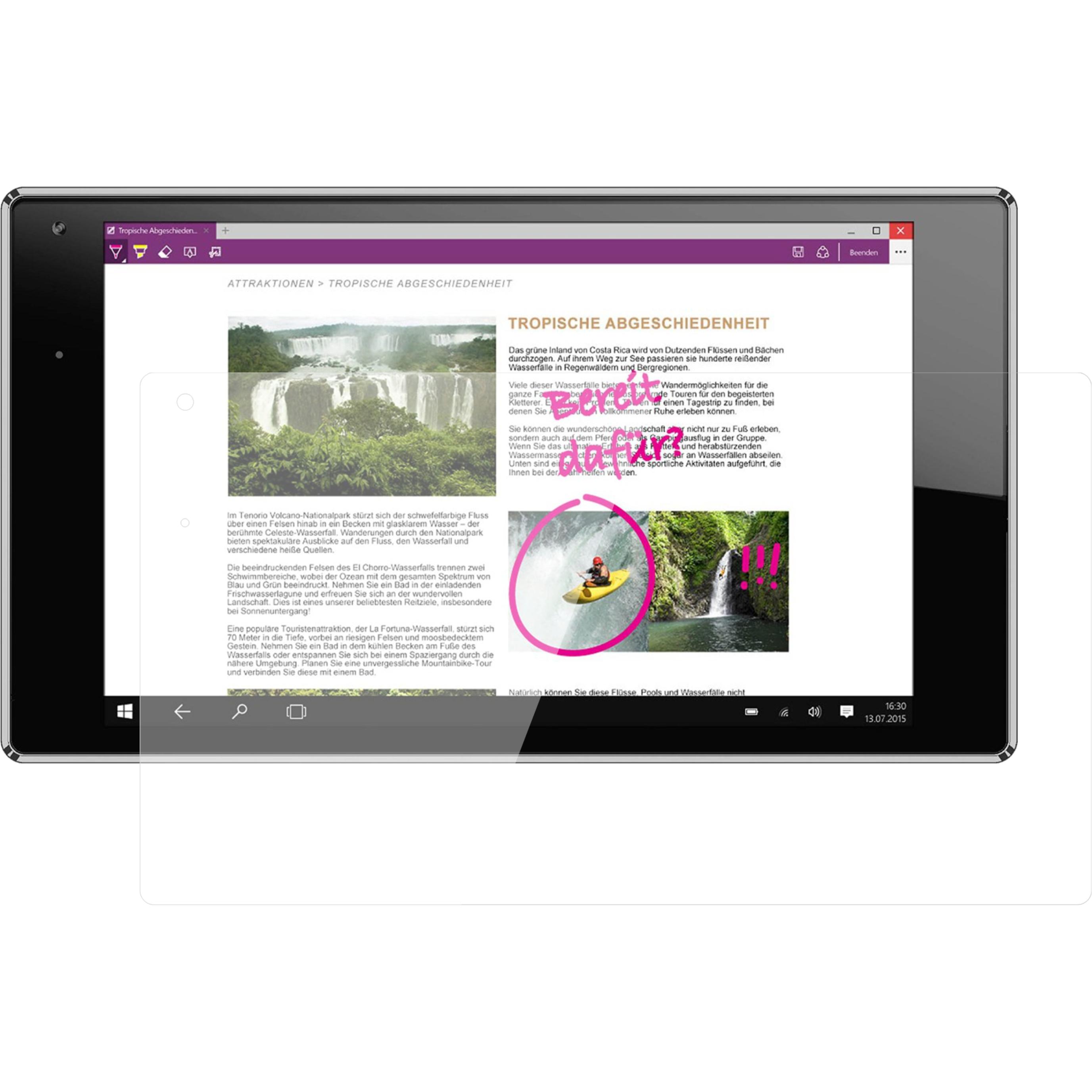 Dipos Displayschutz Anti-Shock (1 Stück, Winpad X9), Tablet Schutzfolie