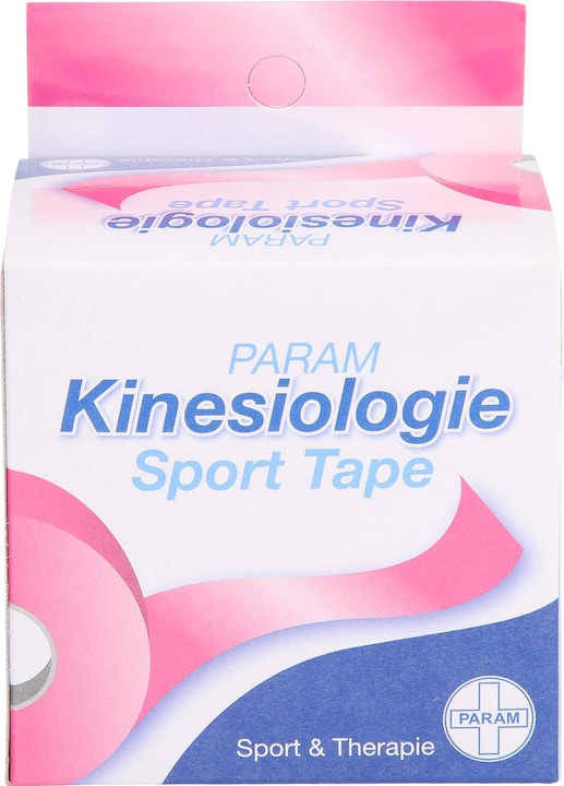 Kinesiology Sport Tape 5cmx5m Pink, 1 pc PFL (5 m)