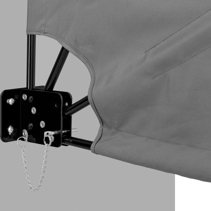 Produktbild Casa.Pro Wandklappschirm Zele 160x160 cm Grau (1.60 m)