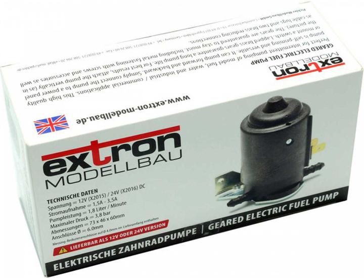 Image du produit Extron Modellbau Kraftstoff Pumpe Elektrische Zahnradpumpe 24V