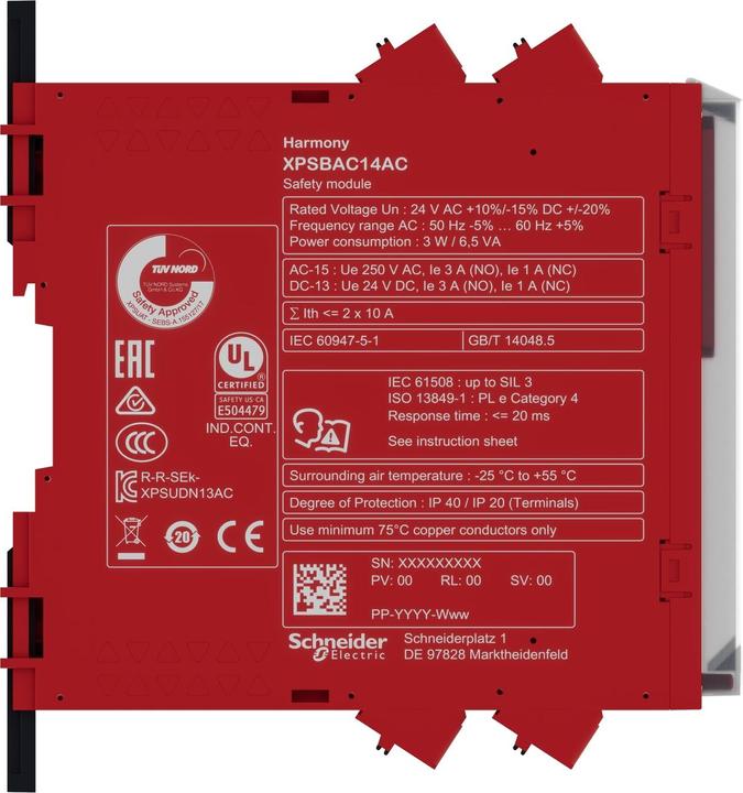 Actual product image Schneider Electric SCHN Safety relay