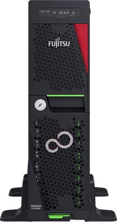 Actual product image Fujitsu TX1320M5 XEON E-2334 16GB 4SFF 500W tit (Intel Xeon E-2334, 16 GB, Tower Server)