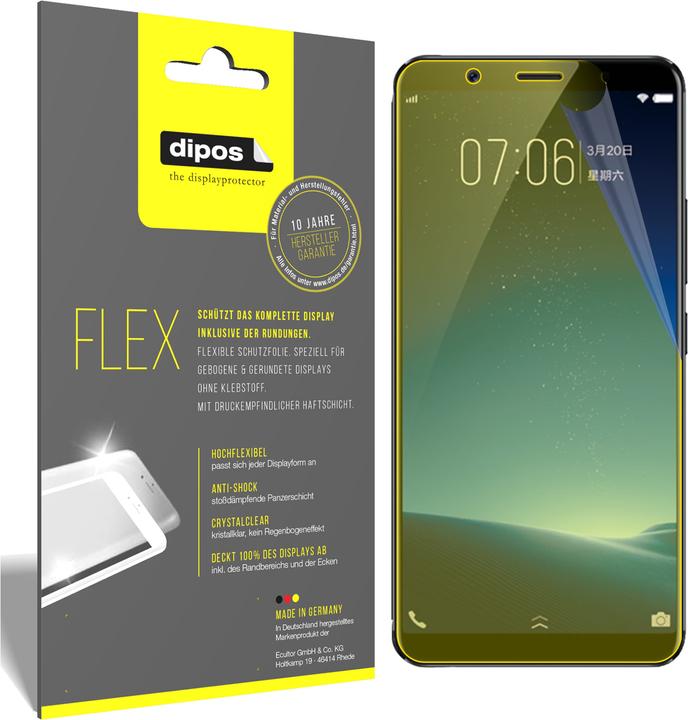 Actual product image Dipos Screen Protector Full-Cover 3D (3 pcs., Vivo X20 Plus)