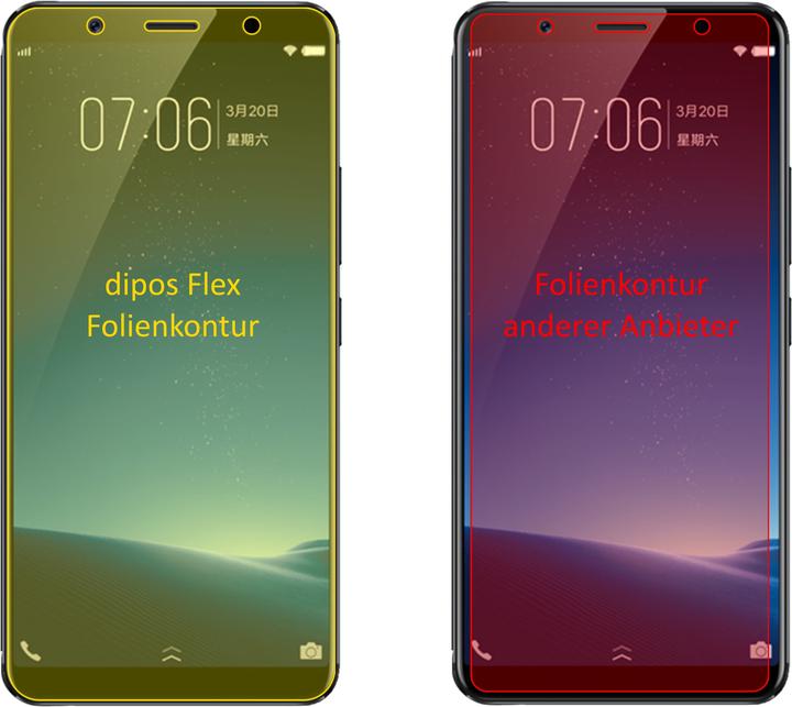 Actual product image Dipos Screen Protector Full-Cover 3D (3 pcs., Vivo X20 Plus)