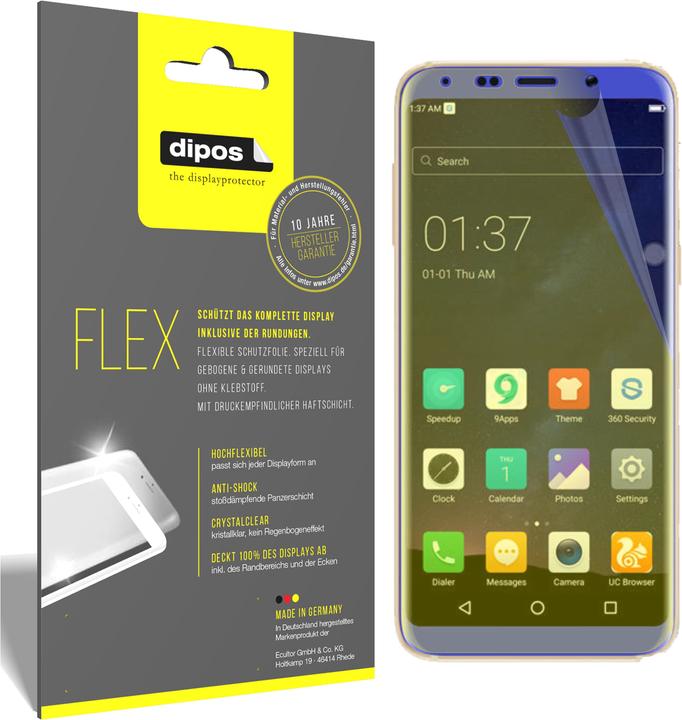 Produktbild Dipos Displayschutzfolie Full-Cover 3D (3 Stk., Bluboo S8)