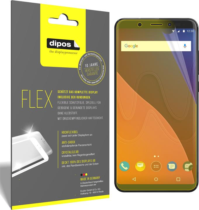 Produktbild Dipos Displayschutzfolie Full-Cover 3D (3 Stk., Wiko View XL)