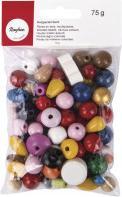 Produktbild Rayher Holzperlen bunt FSC 75g