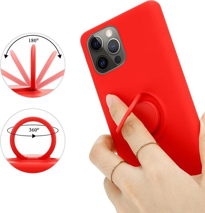 Image du produit Cadorabo TPU Liquid Ring Silicone Case Cover (Apple iPhone 12 Pro Max)
