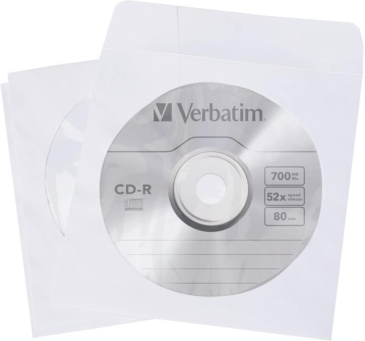 Actual product image Verbatim CD / DVD paper sleeves