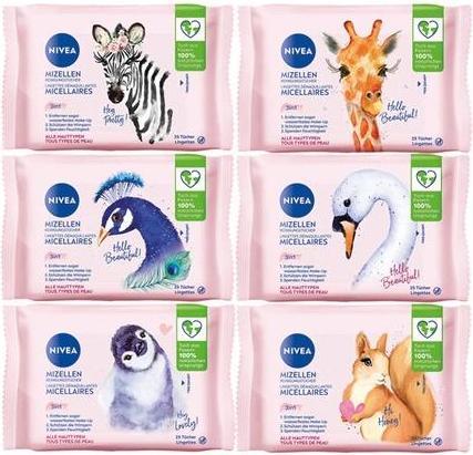 Produktbild NIVEA Mizellen Reinigungstücher 3in1 Collectors Edition (Reinigungstücher Gesicht, 127 g)