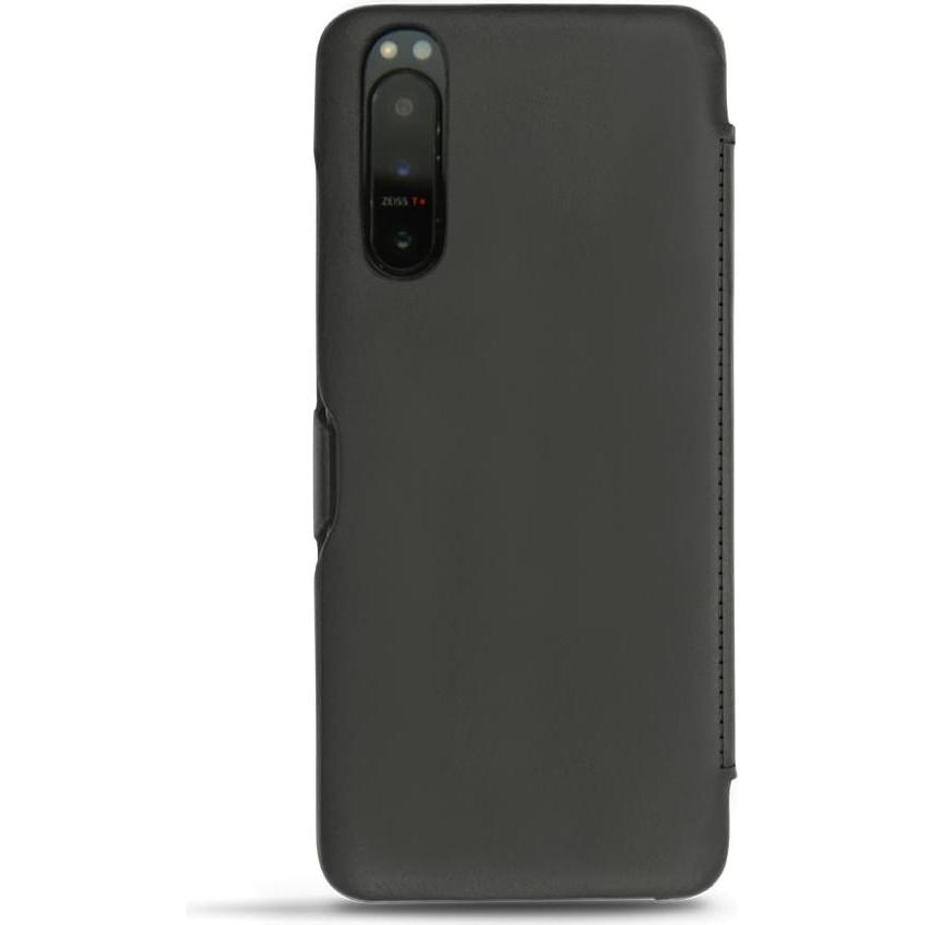 Thumbnail - Noreve Lederschutzhülle horizontal (Sony Xperia 5 II), Smartphone Hülle, Blau