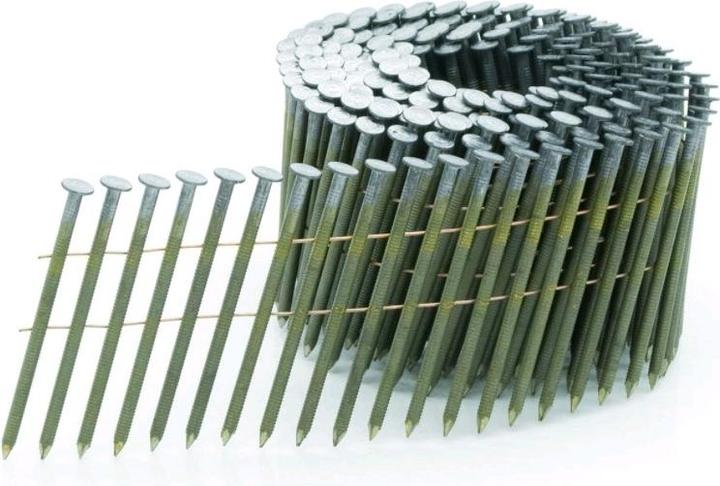 Actual product image Prebena Coil nails bright with ring shank wire magazine75 mm