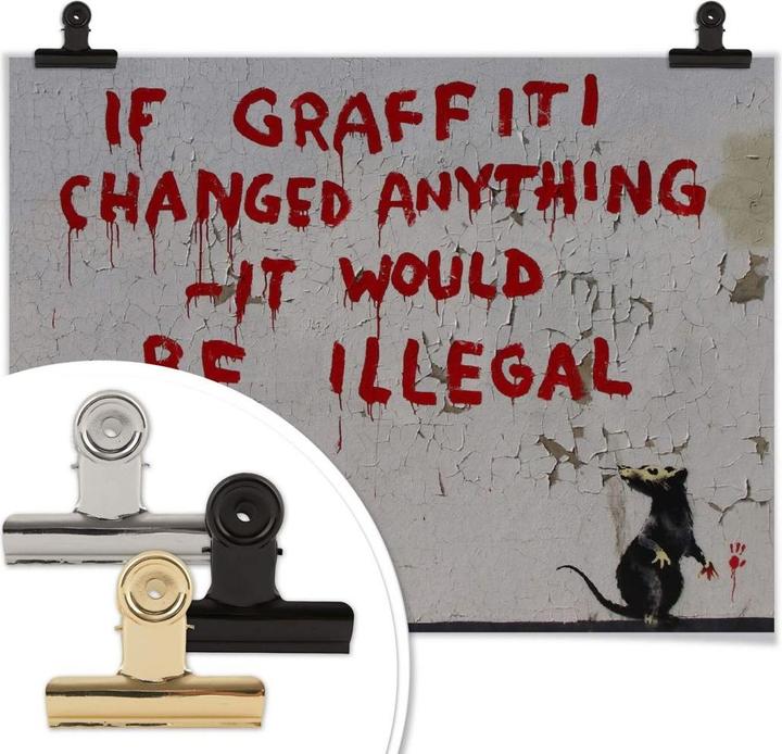 Produktbild Trenddeko If graffiti changed anything (80 x 60 cm)