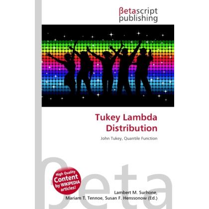 Thumbnail - Tukey Lambda Distribution, Fachbücher von Lambert M. Surhone, Miriam T. Timpledon, Susan F. Marseken