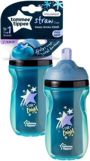 Productafbeelding Tommee Tippee TOMMEE TIPPEE Straw Cup Kubek niekapek ze słomką 260ml 12m+ Jongen (0.26 l)