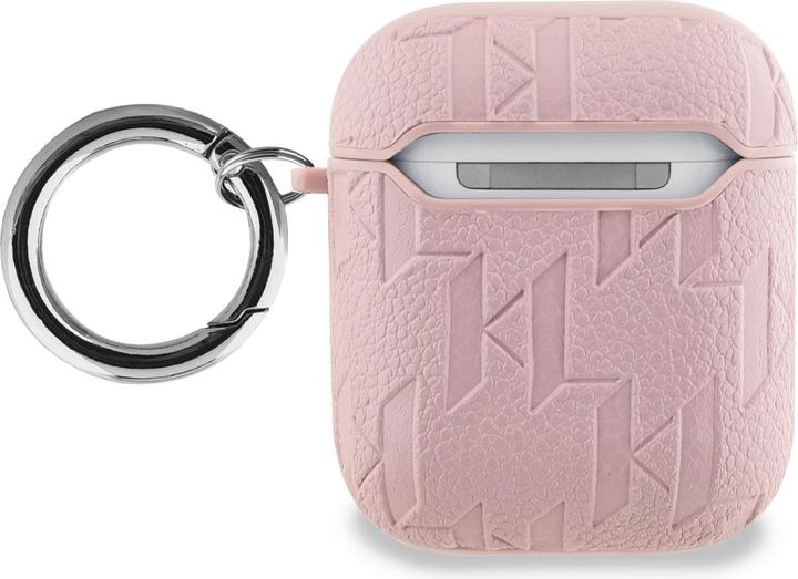 Image du produit Karl Lagerfeld KLA2PGCHPP AirPods 1/2 coque różowy/pink Monogram Tête de Choupette (Manchon pour casque d'écoute)