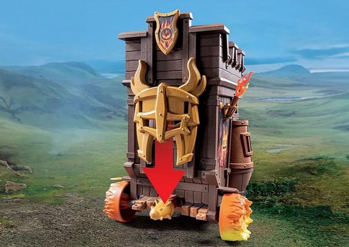 Actual product image Playmobil Attack wagon with fire cannon (71643, Playmobil Novelmore)