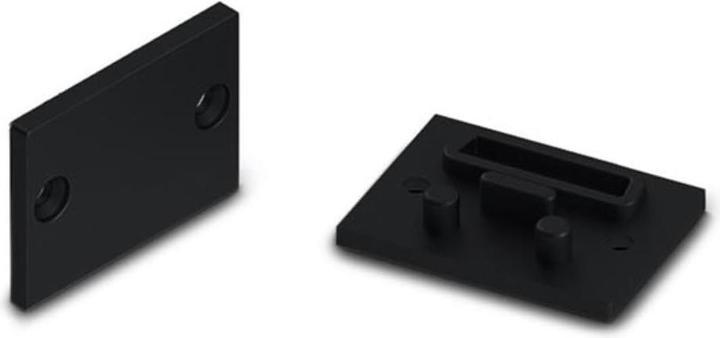 Actual product image LEDsON Aluminium End Cap For Pmma Diffuser For LED Profiles Of The 'Alu-Epoxy' Series - Without Cable Hole