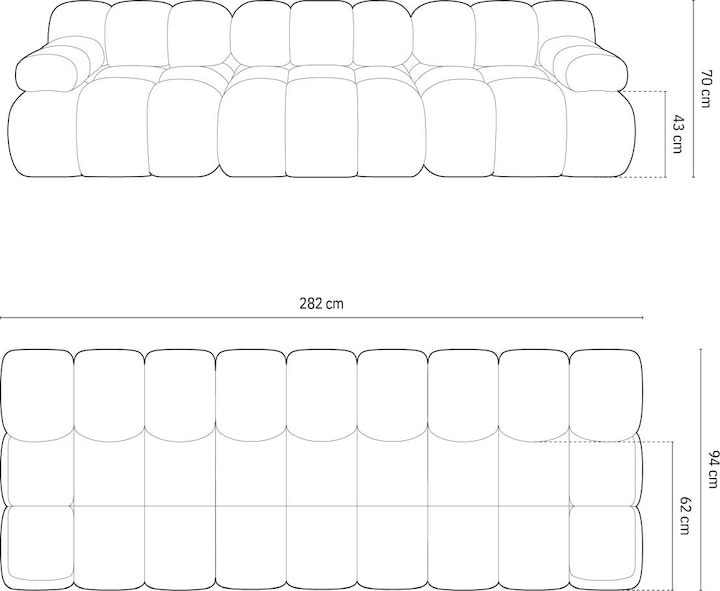 Produktbild Micadoni Bellis (2-Sitzer, 3-Sitzer, 4-Sitzer)