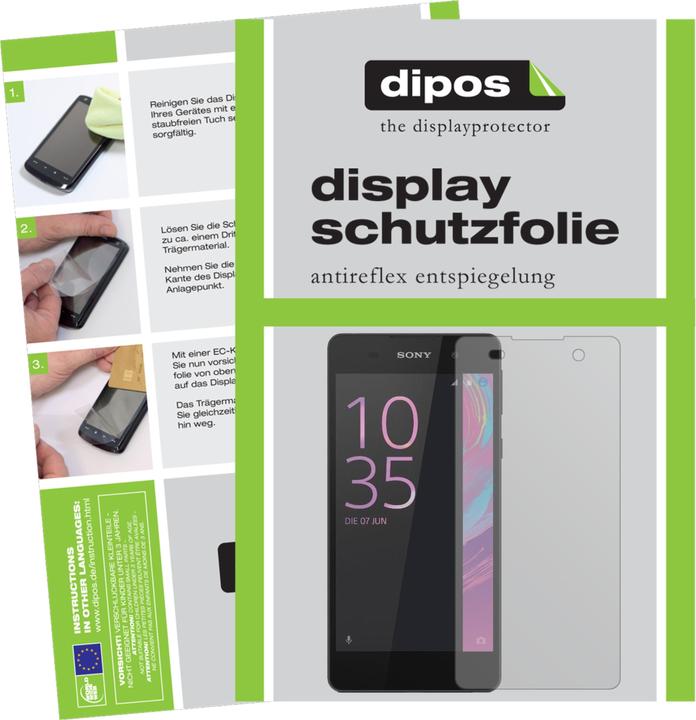 Pellicola Protettiva Antiriflesso Dipos Per Sony Xperia Z3 Compact - 3+3 Pezzi, Taglio Laser, Made In Germany, Opaca E Anti-impronta - 4