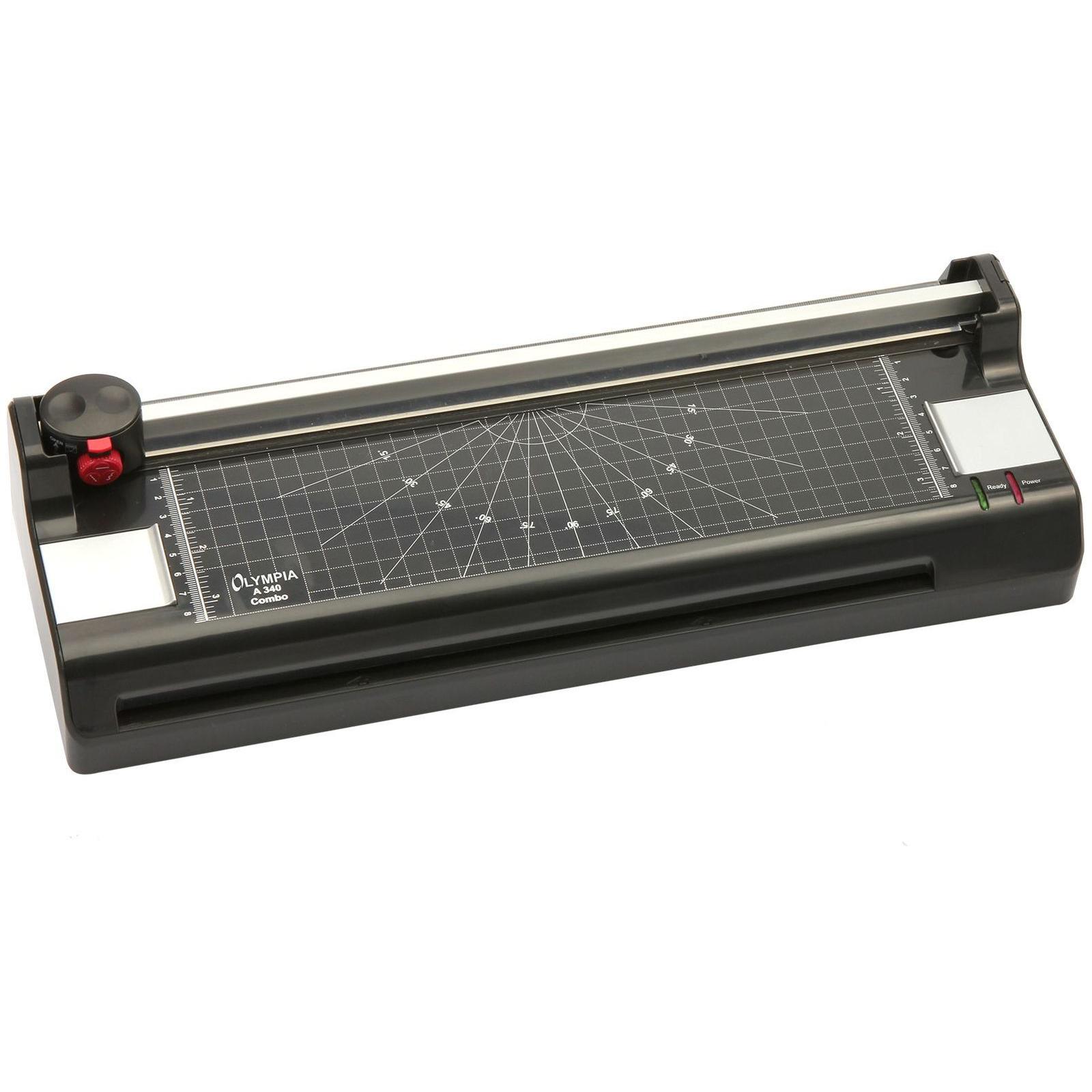 Olympia, Plastificatrice, A 340 Combo DIN A3 Laminatore con taglierina per carta (80 - 125 µm, A3)