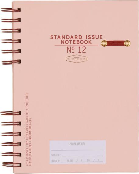 Image du produit Designworks Standard Issue Planner Notebook No. 12 - Rosewood | Blush (15 x 21 cm, À rayures, Couverture rigide)