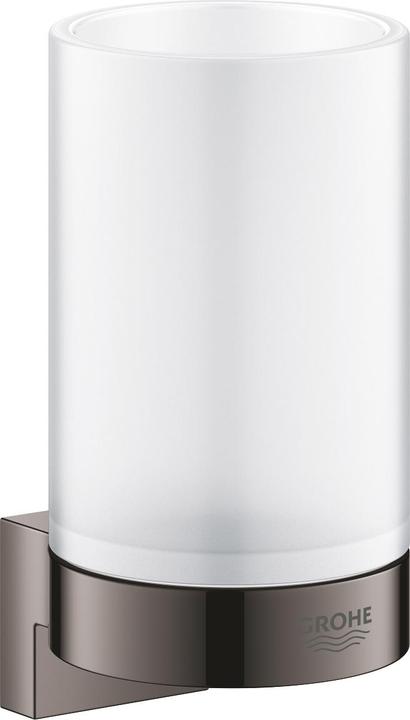 Produktbild Grohe Halter Selection für Seifenspender und Zahnputzbecher hard grahite 41027A00