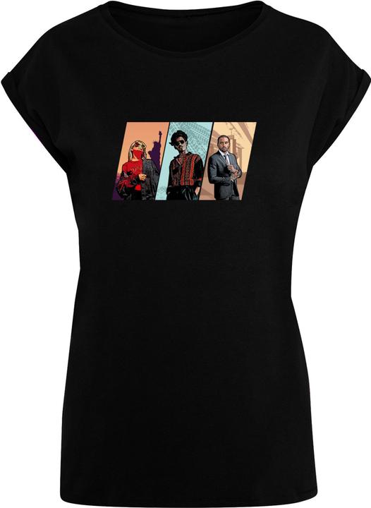 Produktbild Merchcode Laides Grand Trio Extended Shoulder Tee - 113397 (XL)