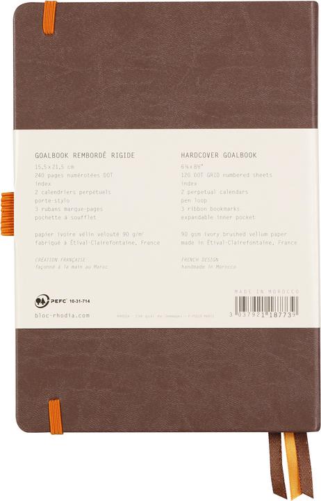 Image du produit Rhodia Rhodiarama Goalbook (A5, Quadrillé, Couverture rigide)