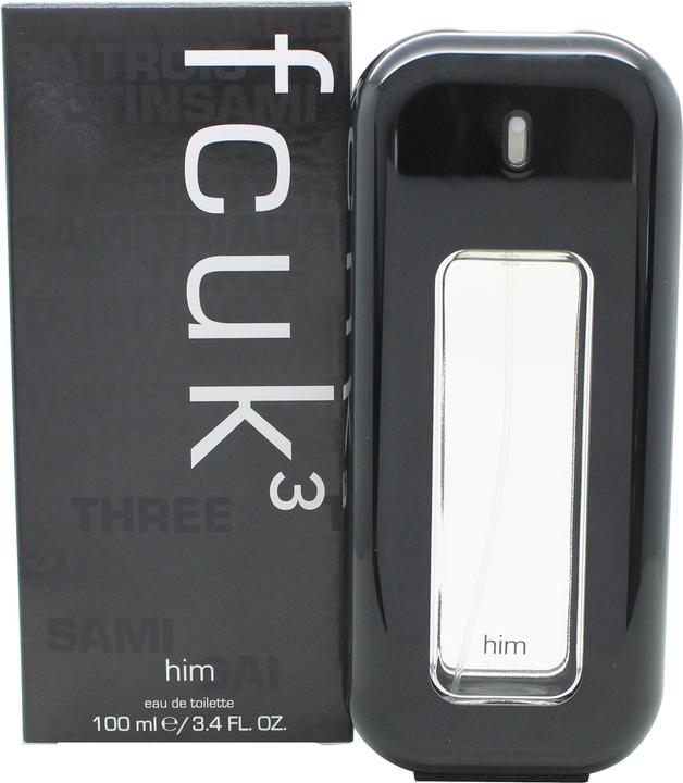 Actual product image French Connection Fcuk 3 Eau De Toilette Spray 3.4 oz by for Men (Eau de toilette, 100 ml)